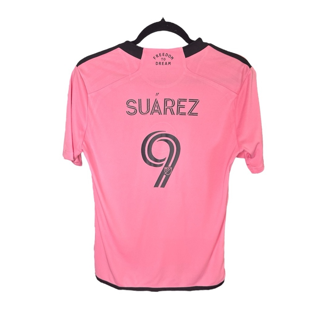 adidas Kids Inter Miami Home Jersey 'Suarez' Sz L - NWT